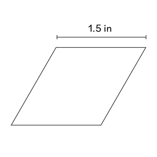 1.5" Diamond Templates EPP