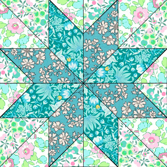 6" Eight Point Star FPP