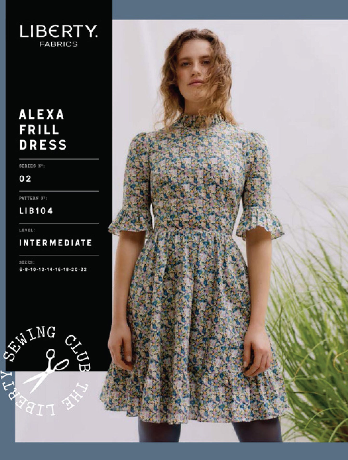 Alexa Frill Dress Pattern