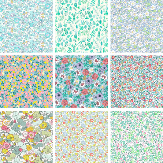 Aqua Charm Squares