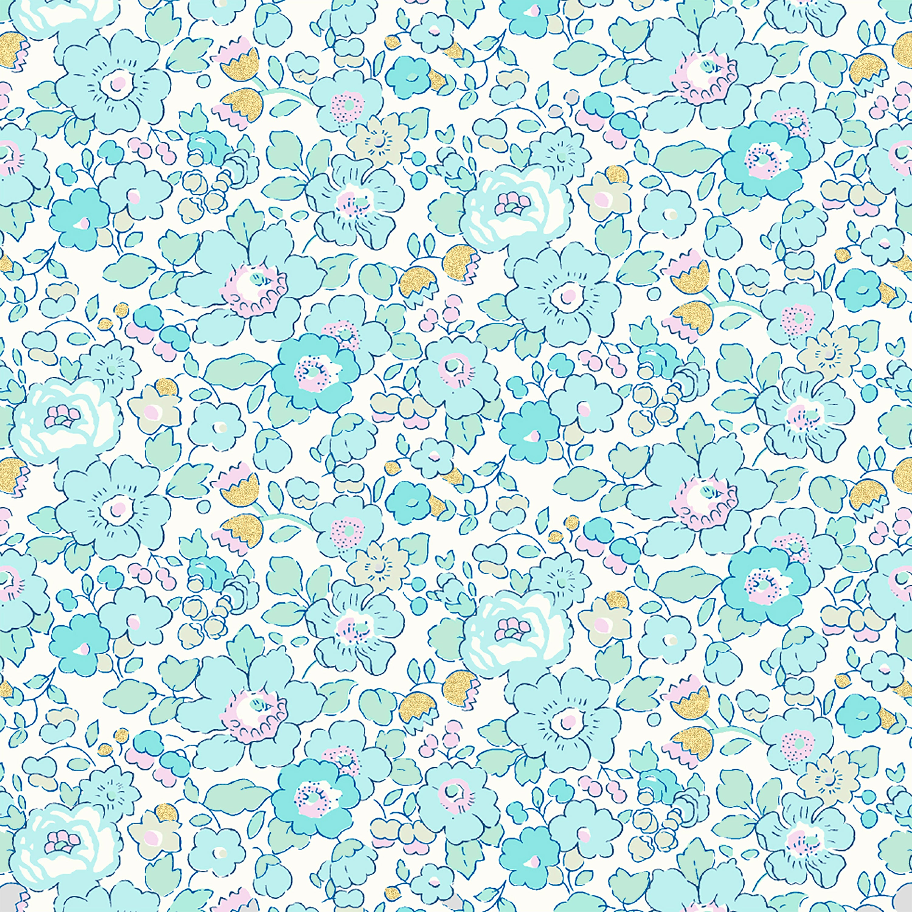 Betsy Metallic Turquoise