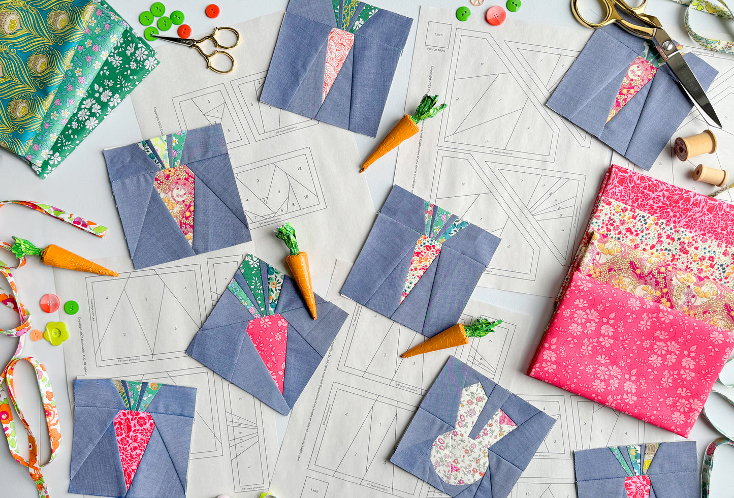 Carrots and Rabbit FPP Templates
