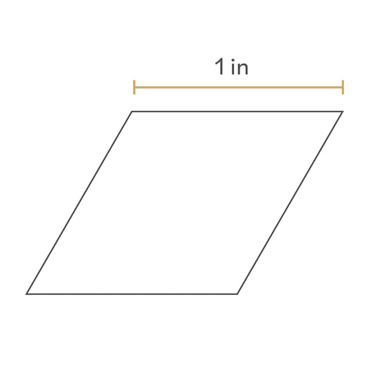 1" Diamond Templates EPP