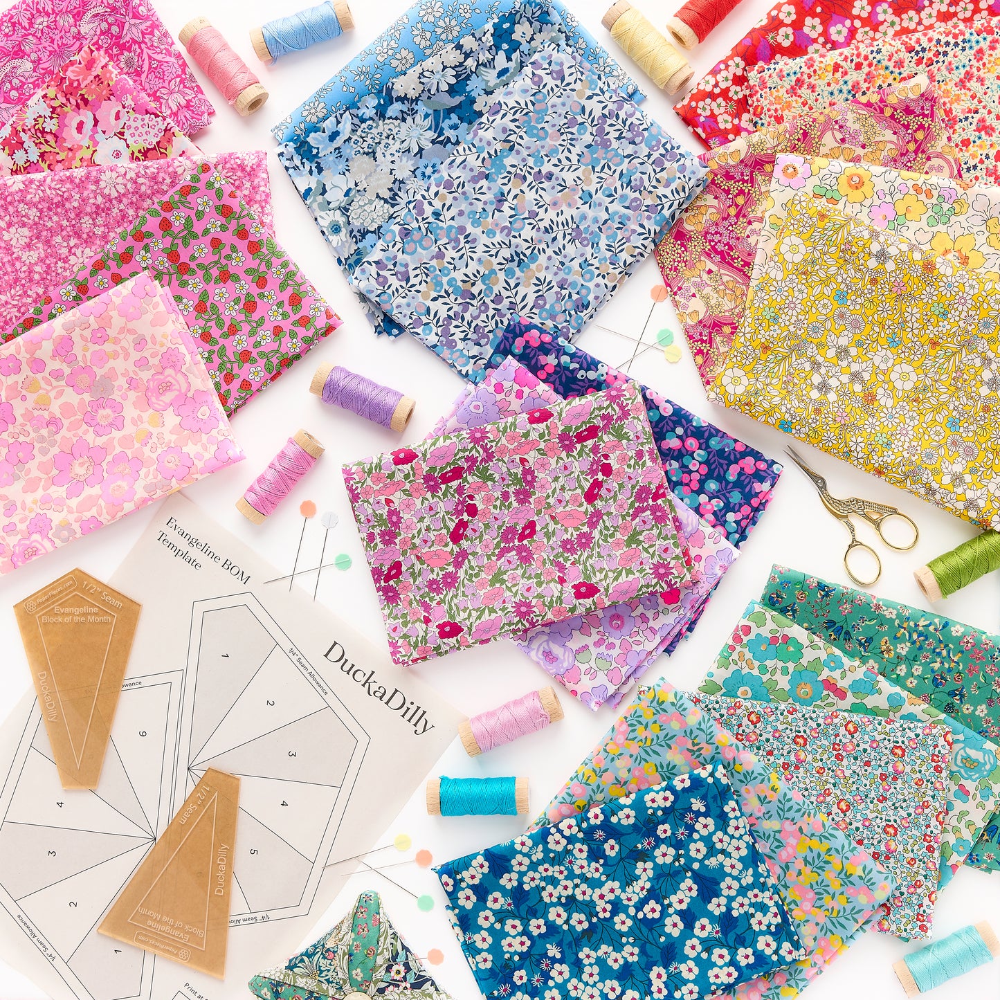 Evangeline Quilt Kit - Rainbow