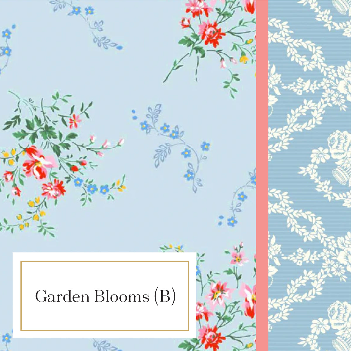 The Luna Pillowcase - Garden Blooms (B)
