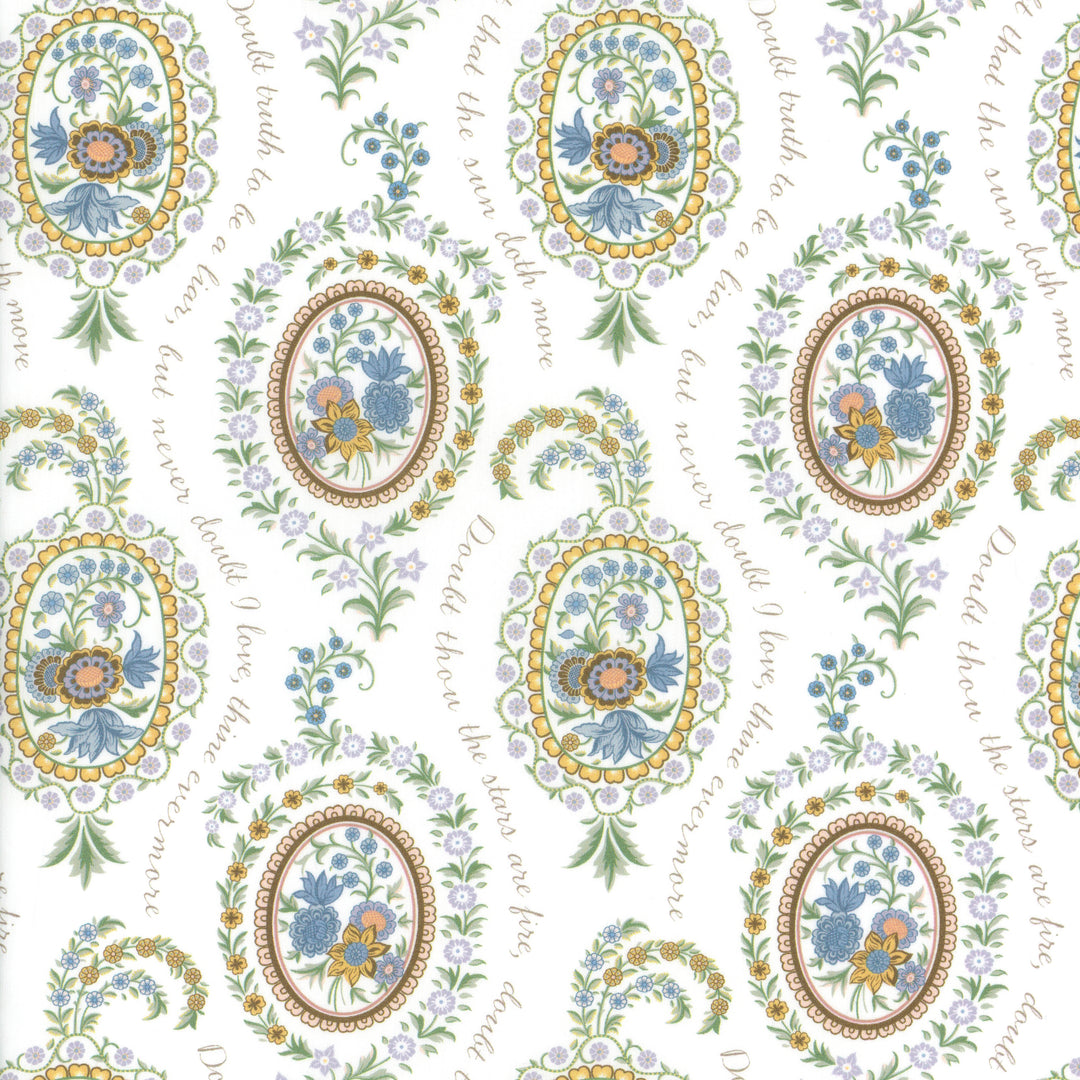 Love Poem (B), 2 yards REMNANT #1280