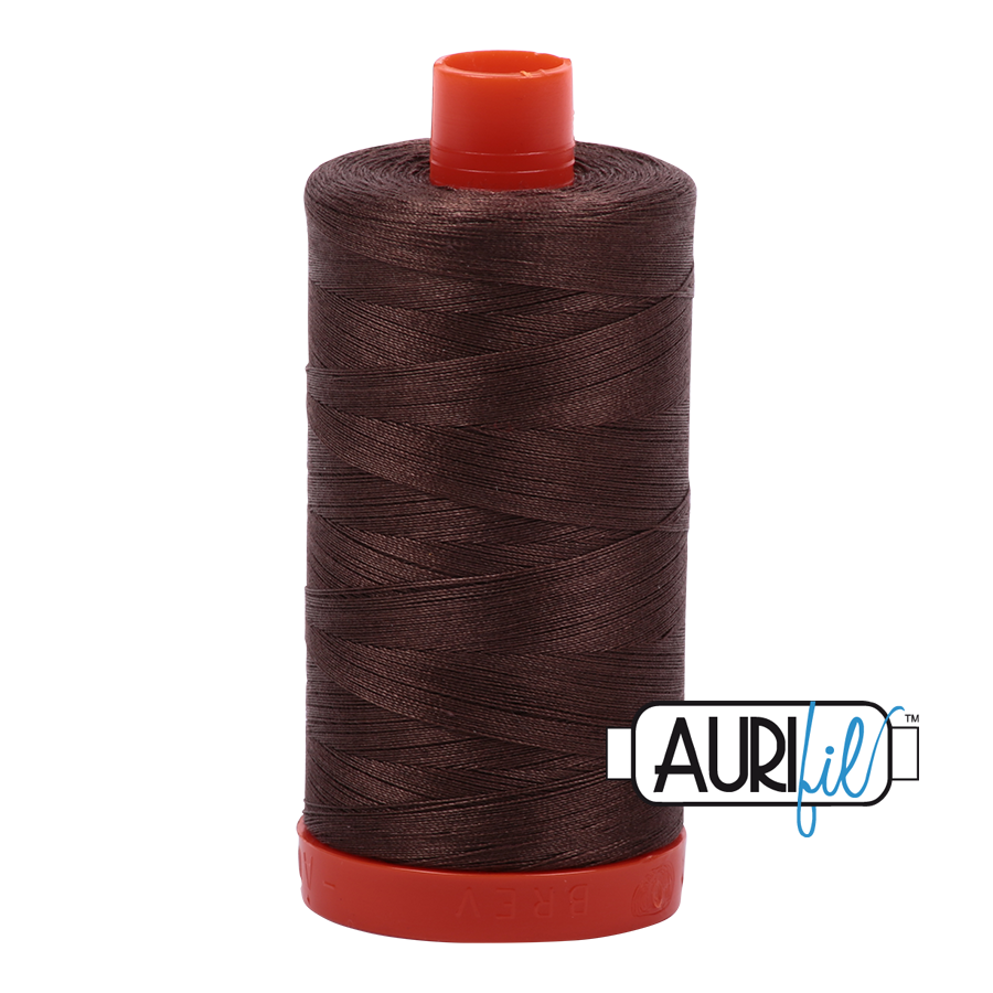 50wt Aurifil Bark 100% Cotton Mako Thread #MK50-1140