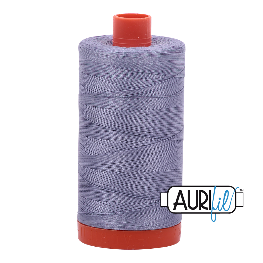 50wt Aurifil Grey Violet 100% Cotton Mako Thread #MK50-2524