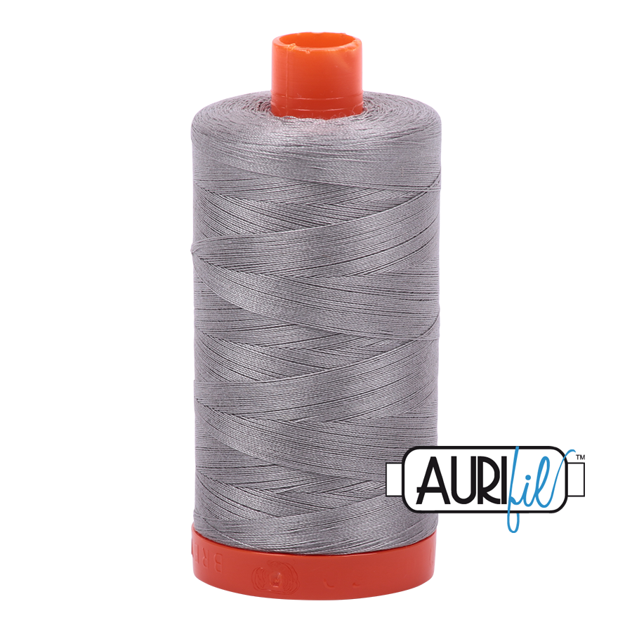 50wt Aurifil Stainless Steel 100% Cotton Mako Thread #MK50-2620