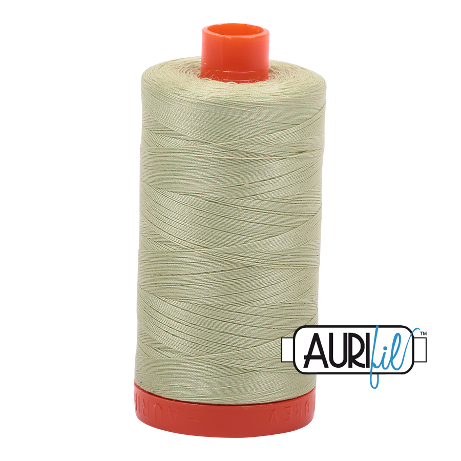 50wt Aurifil Light Avocado 100% Cotton Mako Thread #MK50-2886