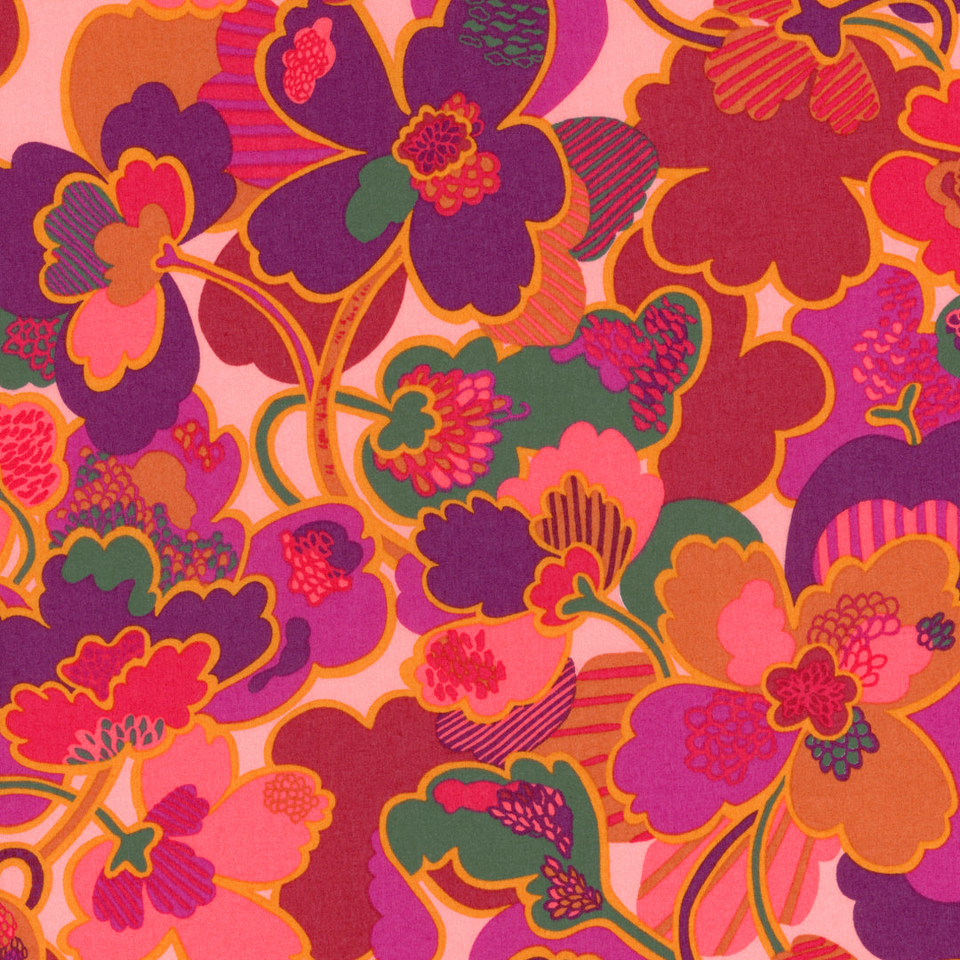 Prospect Flower (A), 4 yards 2" REMNANT #1427