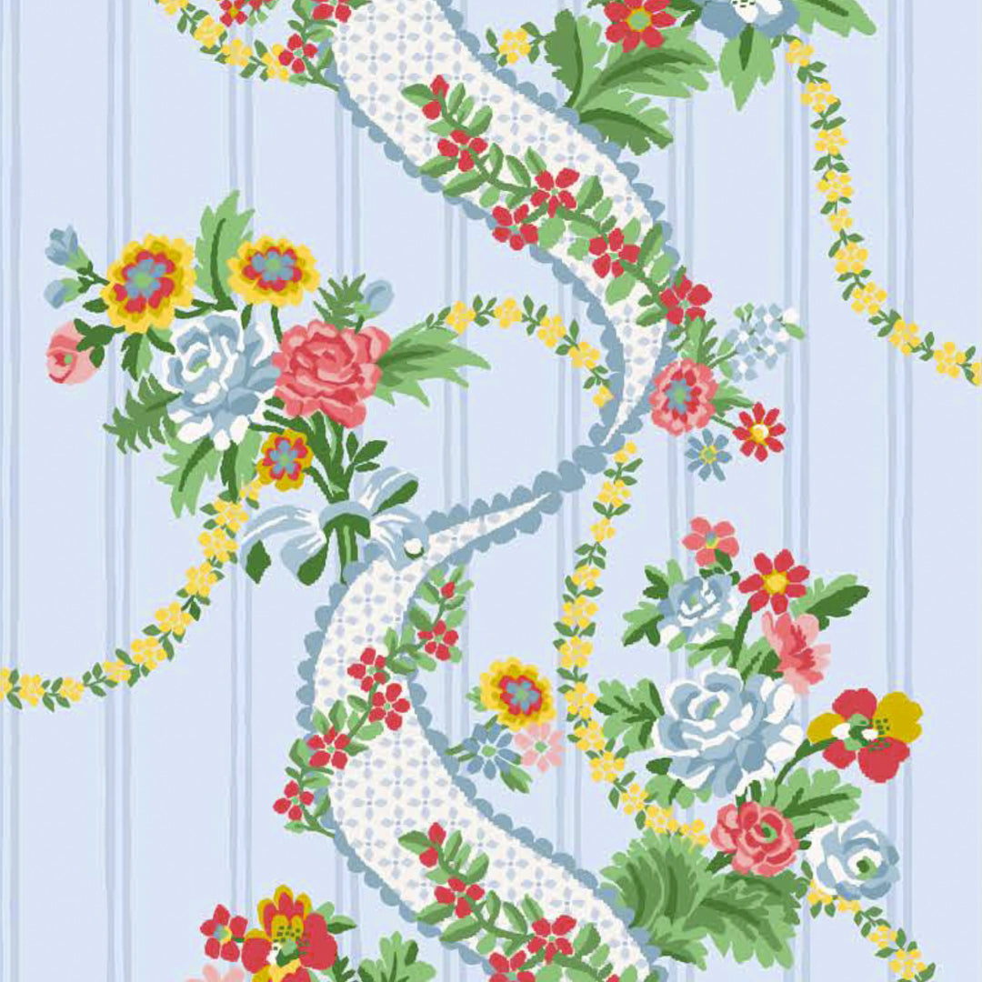 Ribbon Cascade (B), 2 yards 11" REMNANT #1479