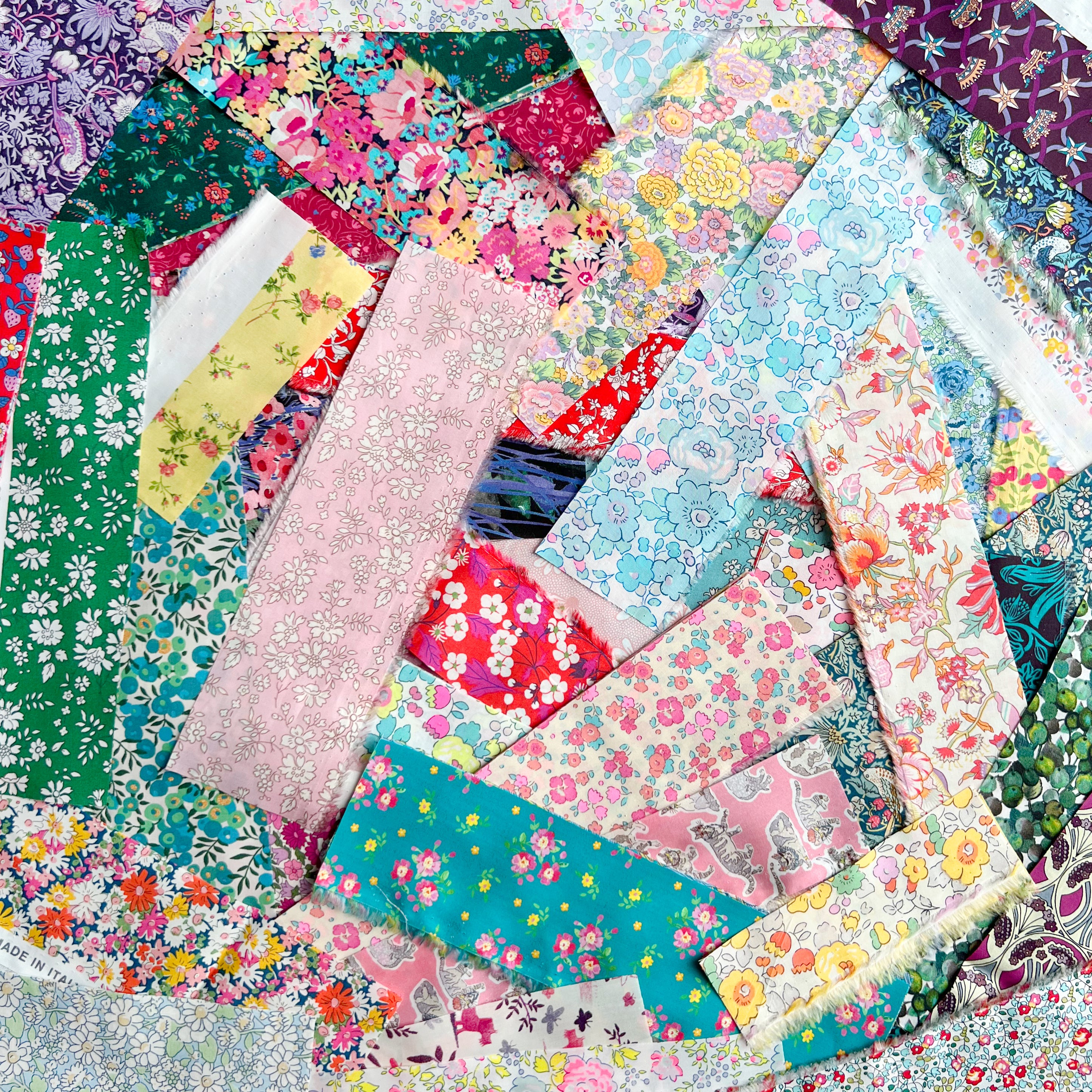Selvage Salvage Scrap Bag