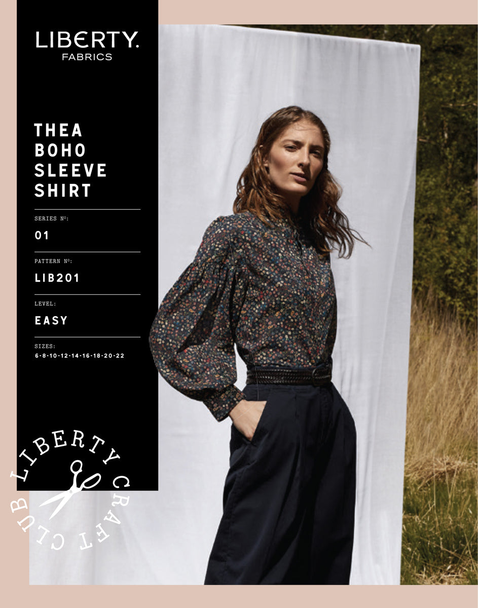 The Thea Boho Sleeve Shirt by Liberty of London – Sew Mariefleur