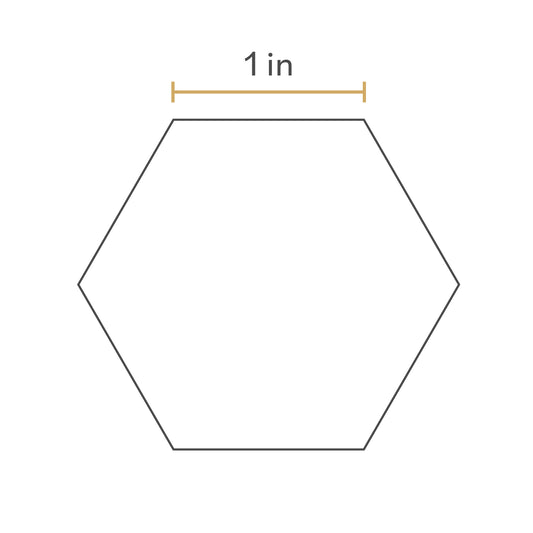 1" Hexagon Templates EPP