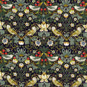 Pochette De Costume Liberty Strawberry Thief - Coton Vert émeraude, Fait Main En France, 31x31 Cm - 7