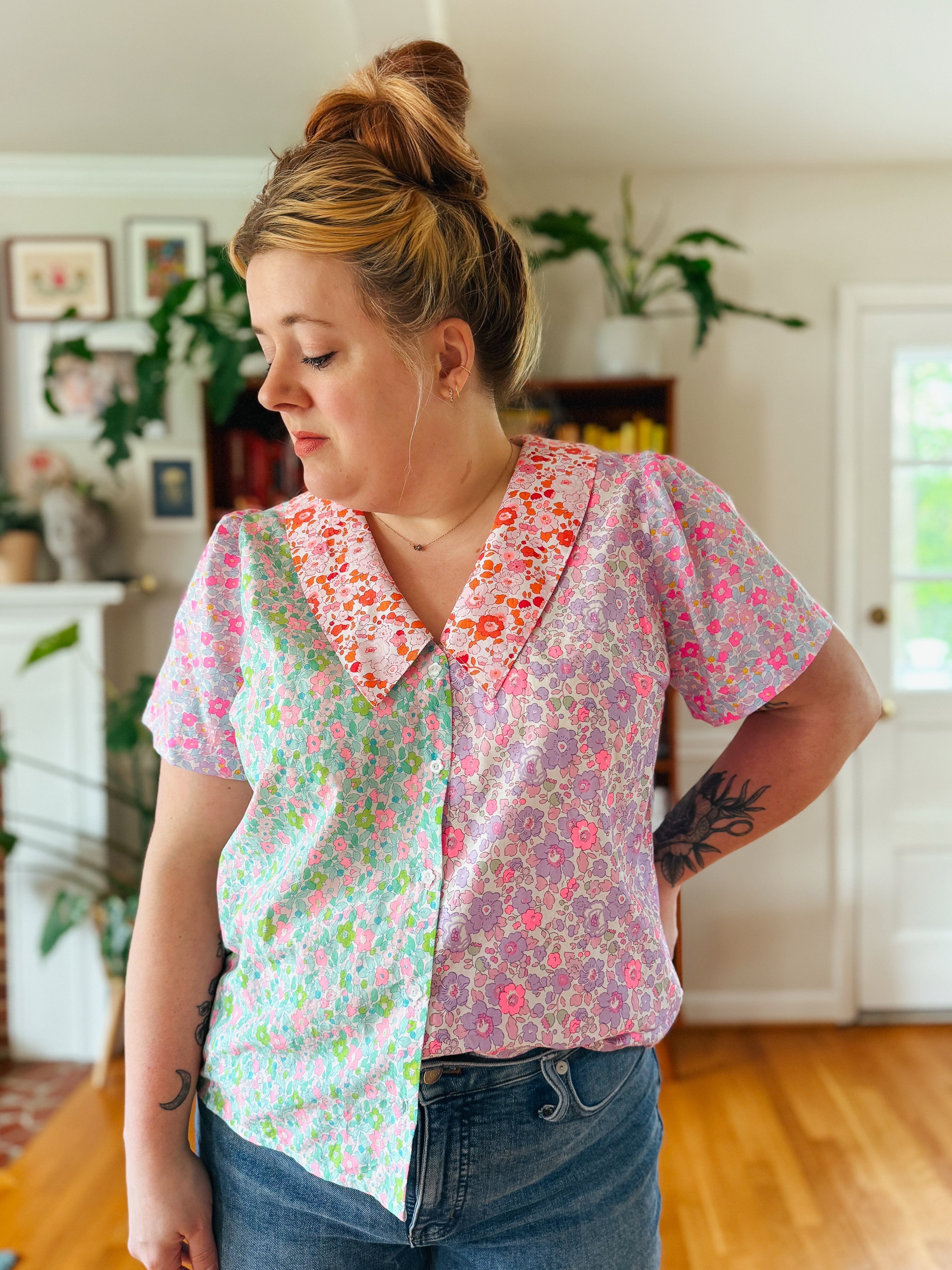 Sew and Tell: Neon Betsy Patina Blouse