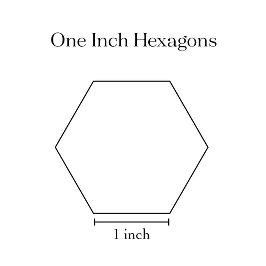 EPP Papers - 135 Pack 1" Hexagons
