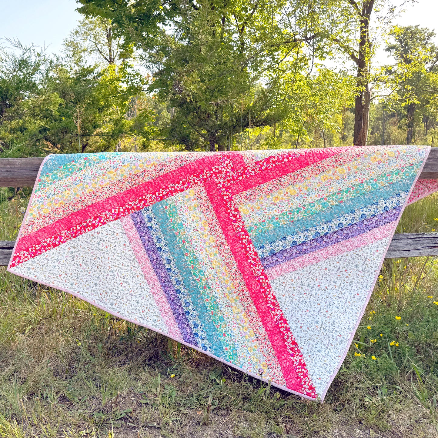 Adventureland Quilt Kit by Suzy Quilts – Rainbow