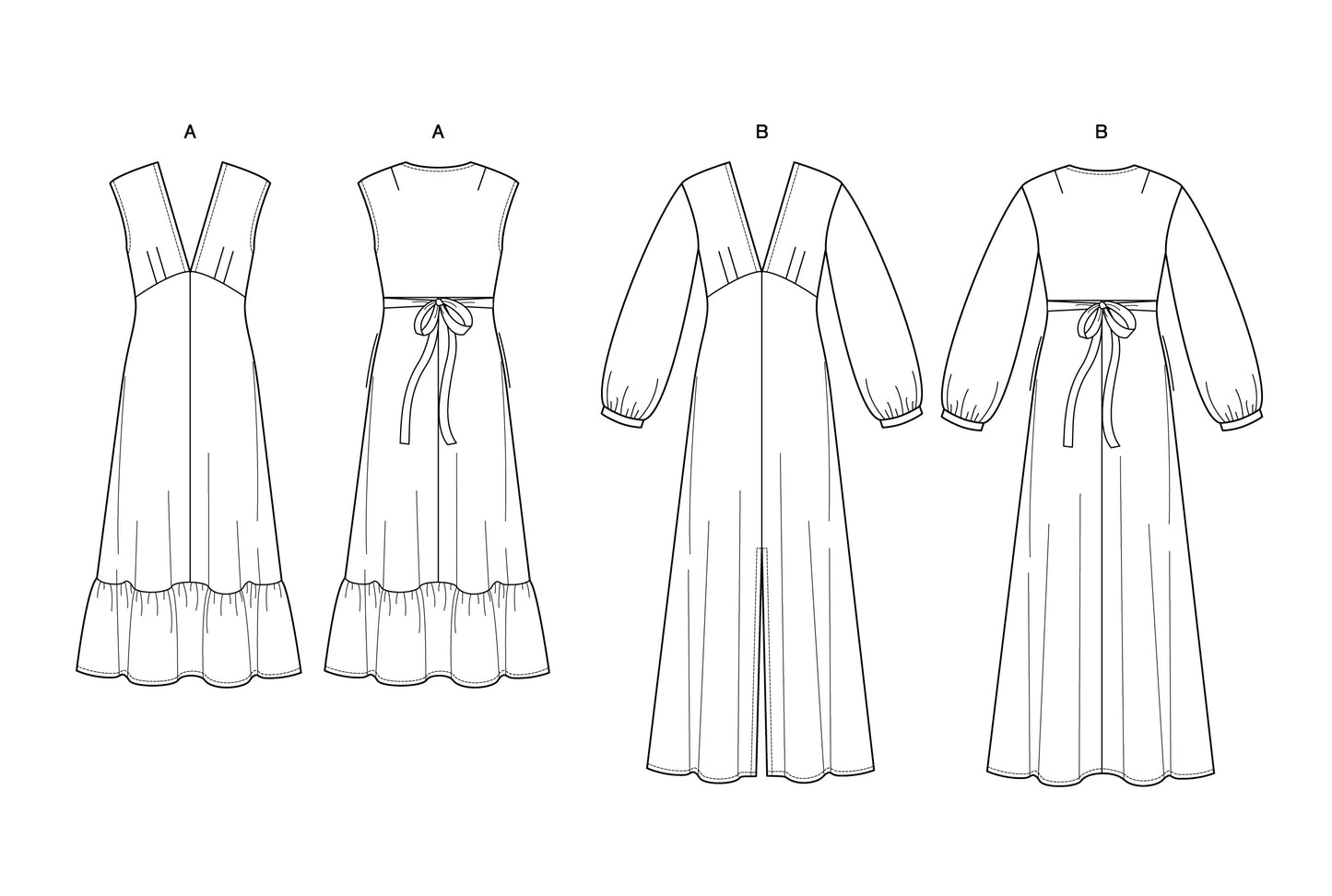 Beatrix Maxi Dress Pattern