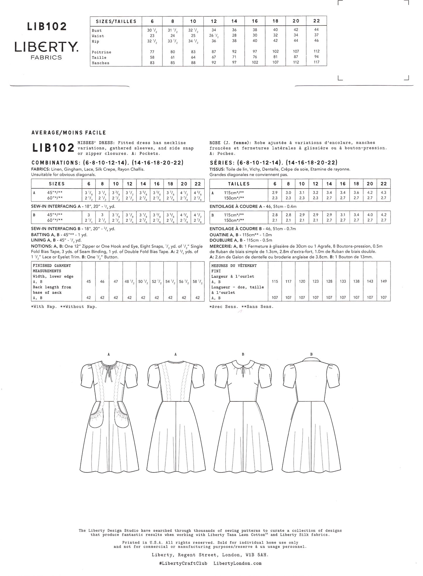 Bella Tea Dress Pattern