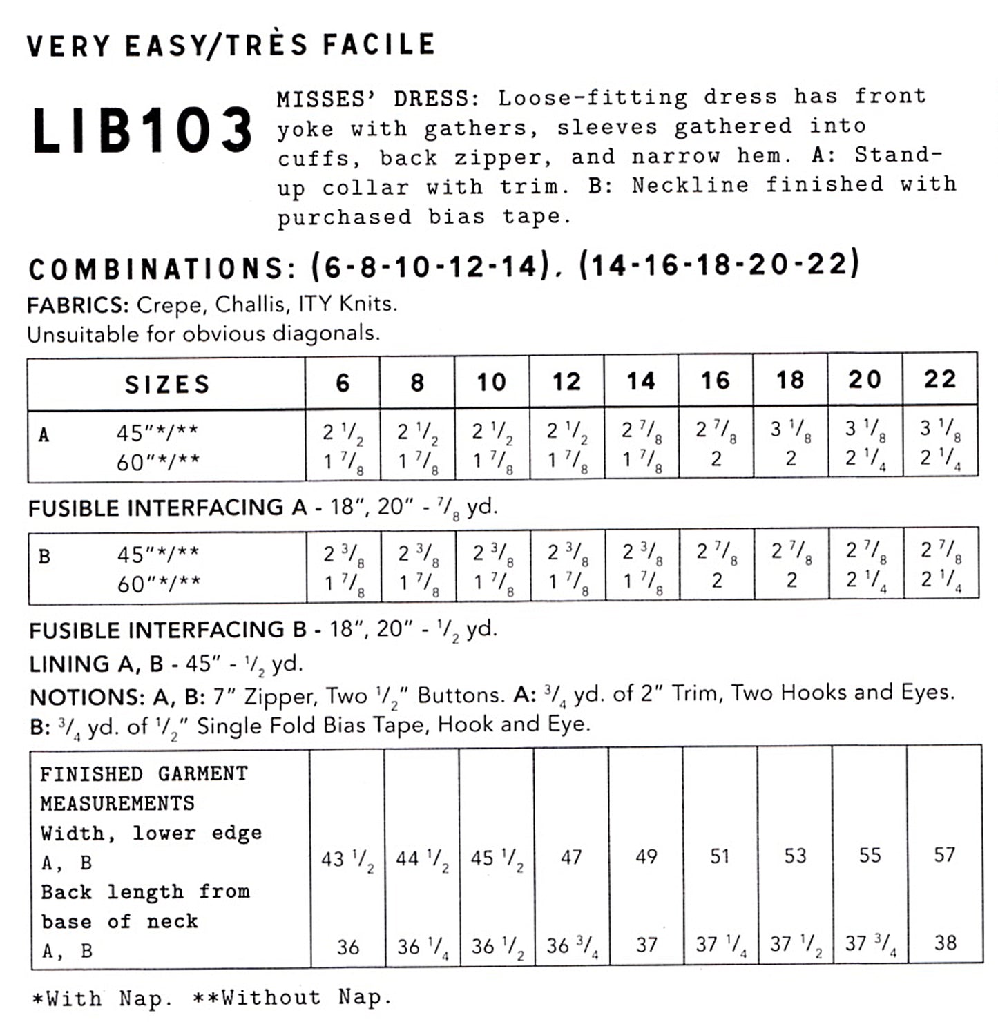 Bertie Shift Dress Pattern