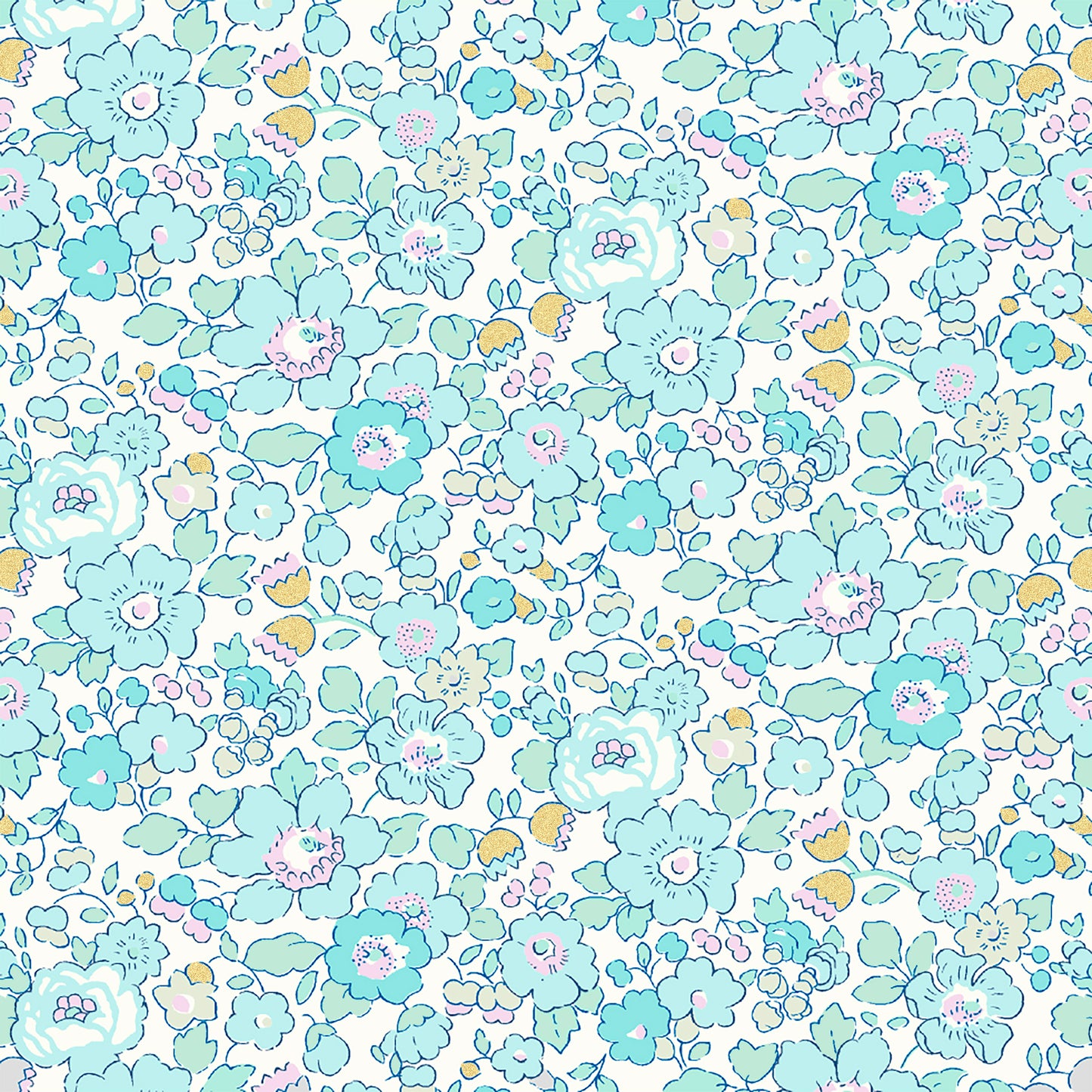 Betsy Metallic Turquoise