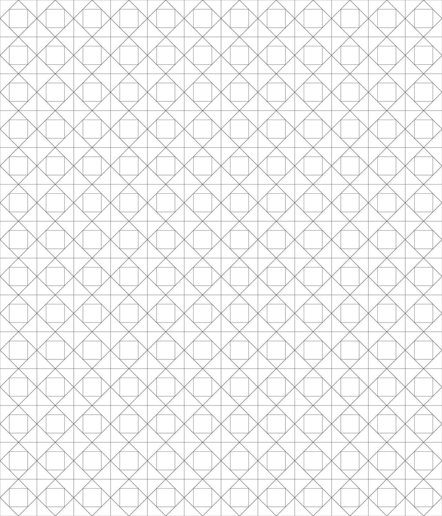 Economy Block Quilt Kit Papers Only