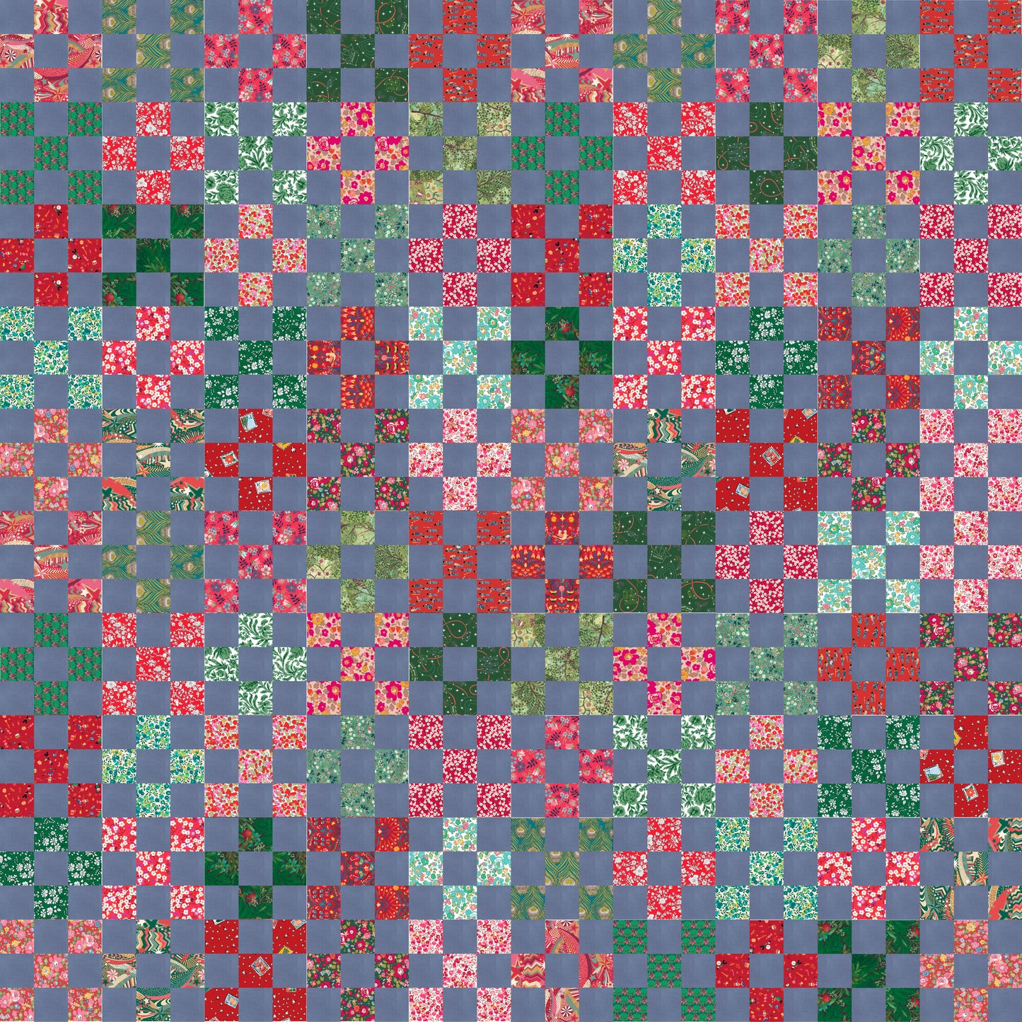 Christmas Nine-Patch Quilt Kit