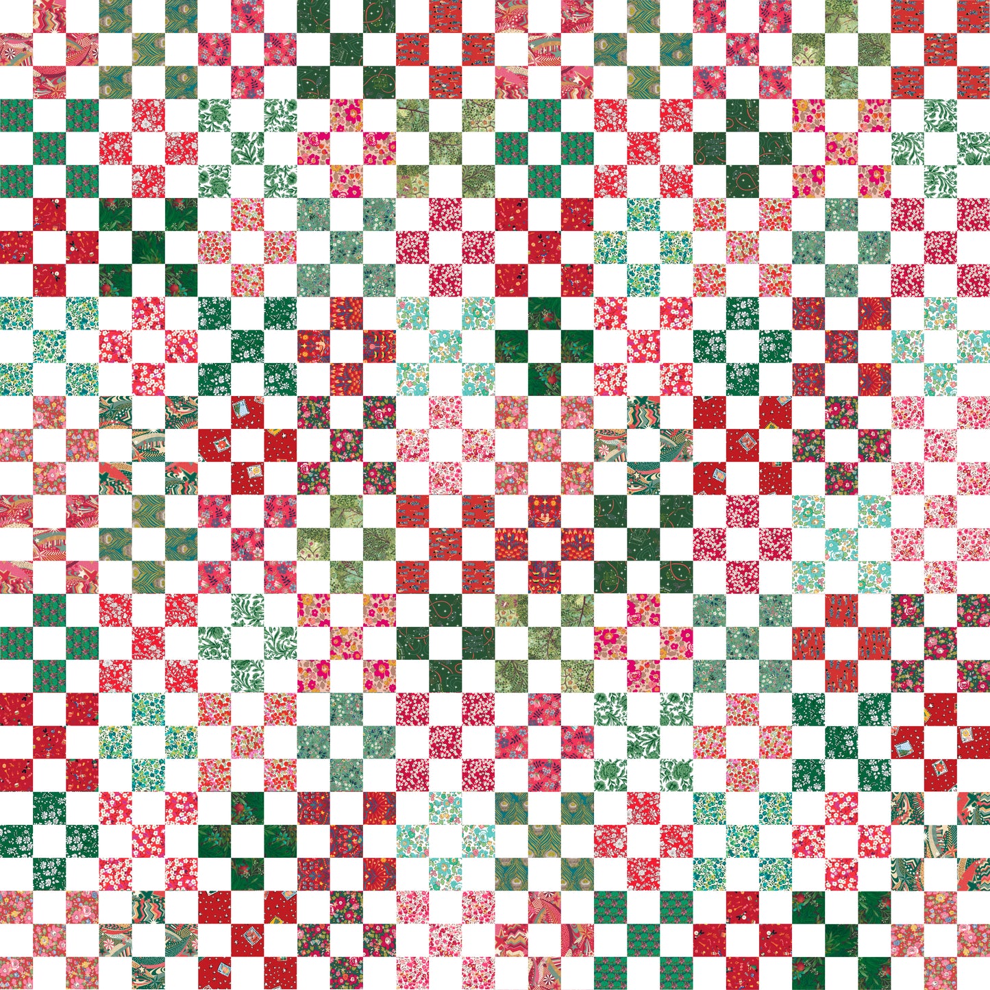 Christmas Nine-Patch Quilt Kit