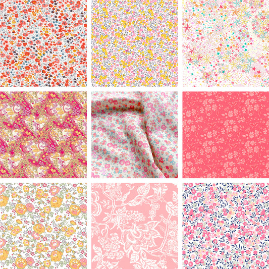 Coral Charm Squares