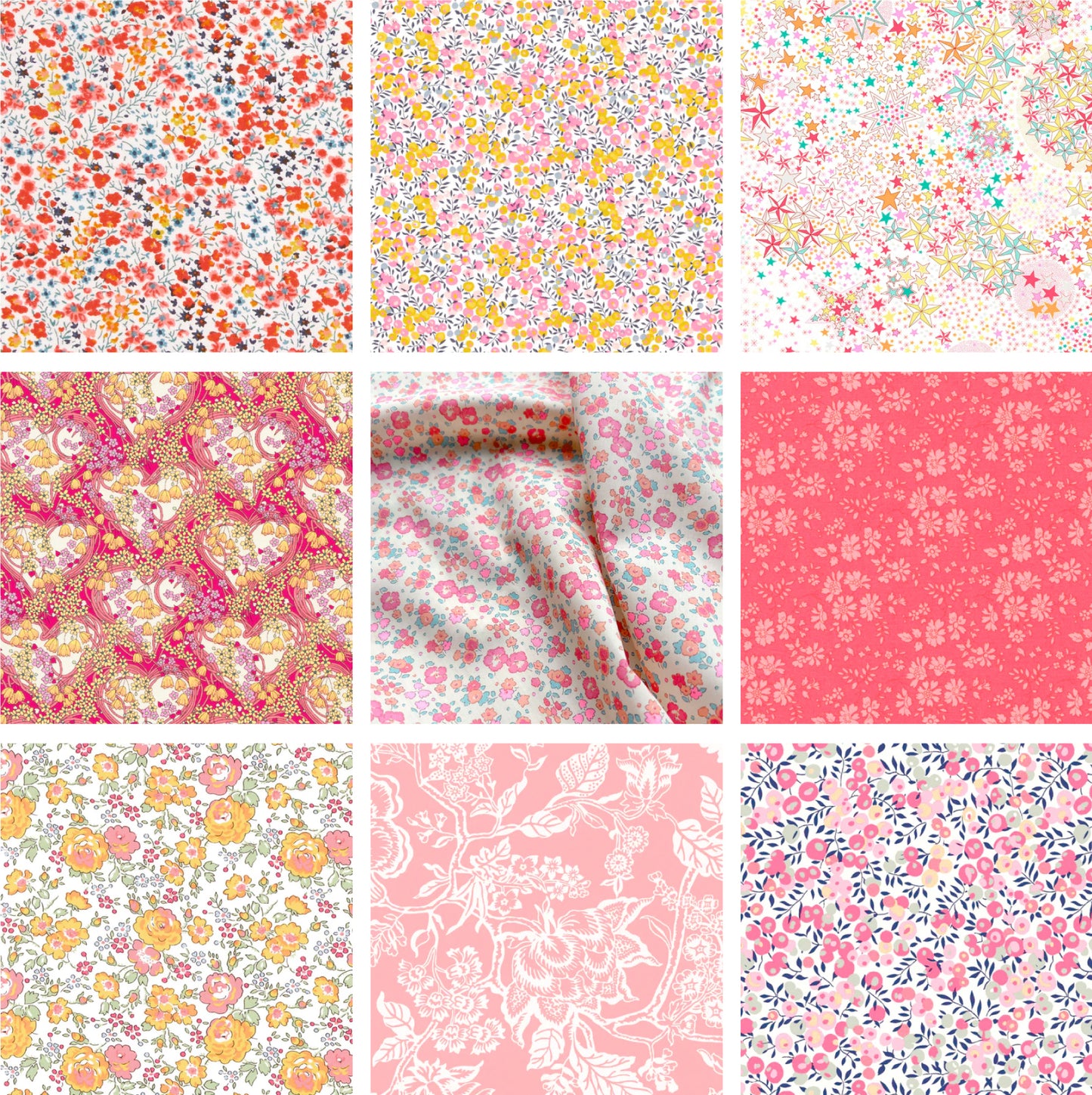 Coral Charm Squares