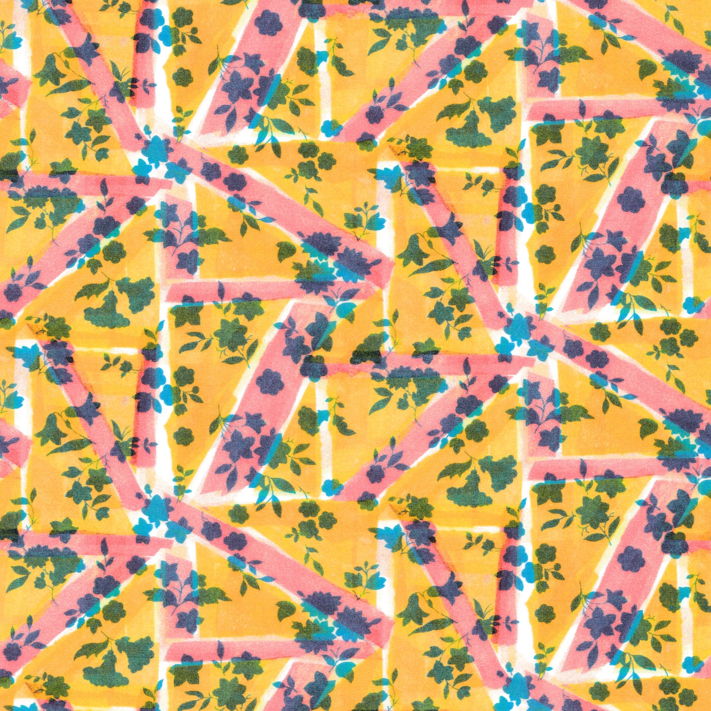 Organic Floral Flag (C)