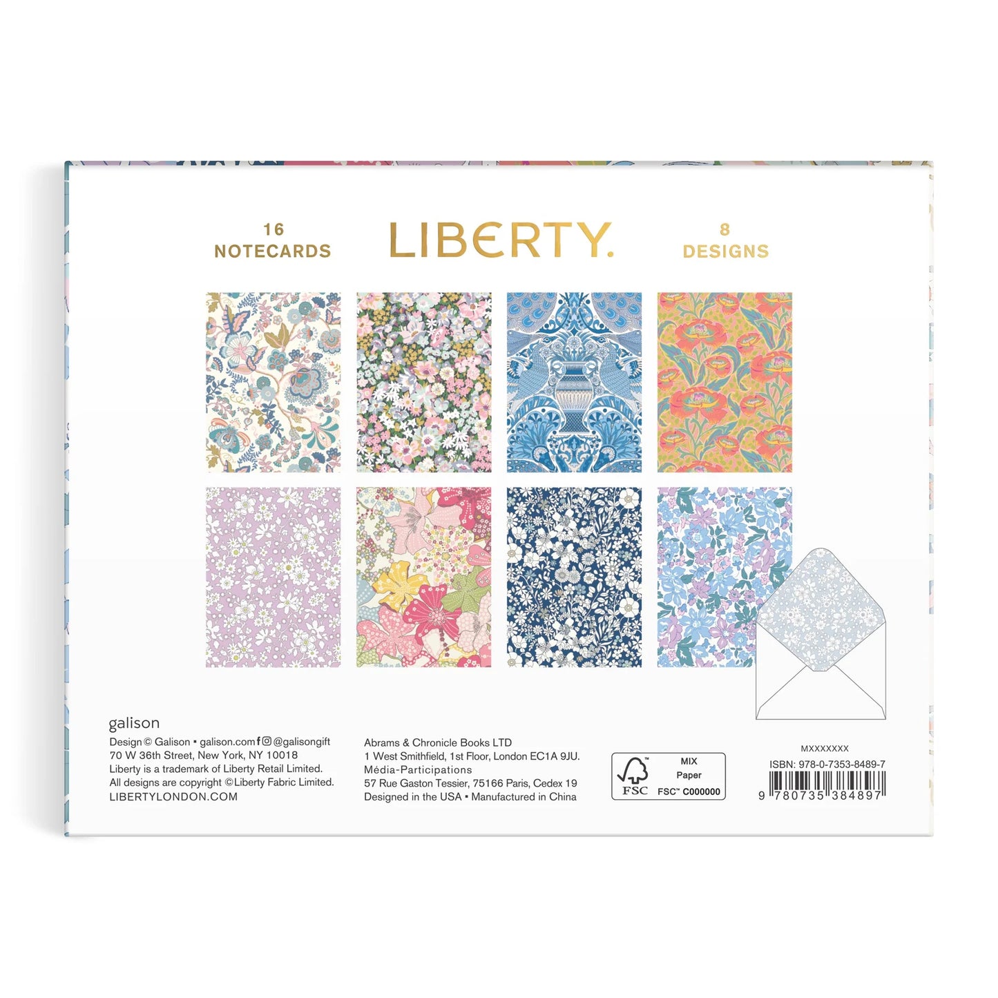Liberty Notecard Set Volume 2