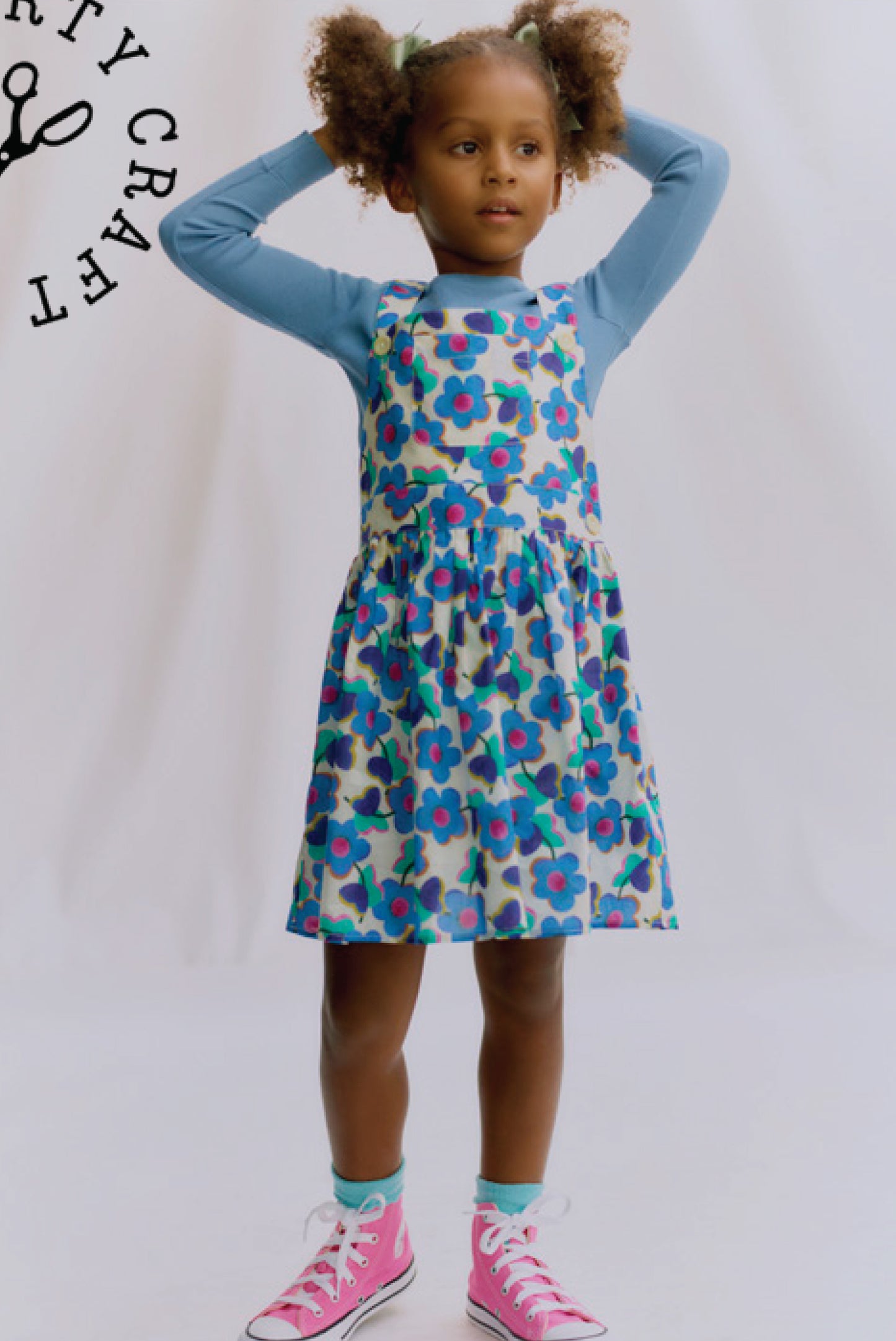 Kiki Dungaree Set Pattern
