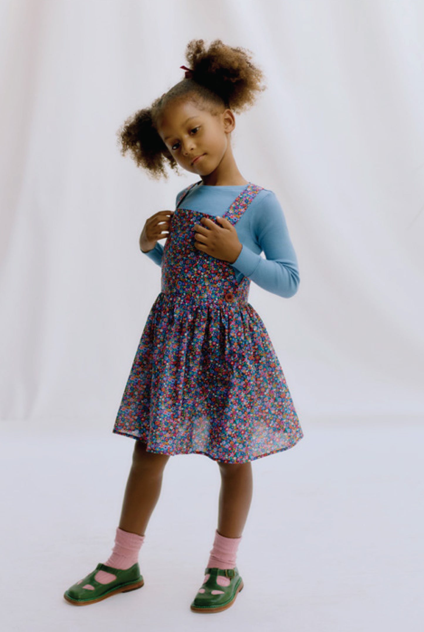 Kiki Dungaree Set Pattern