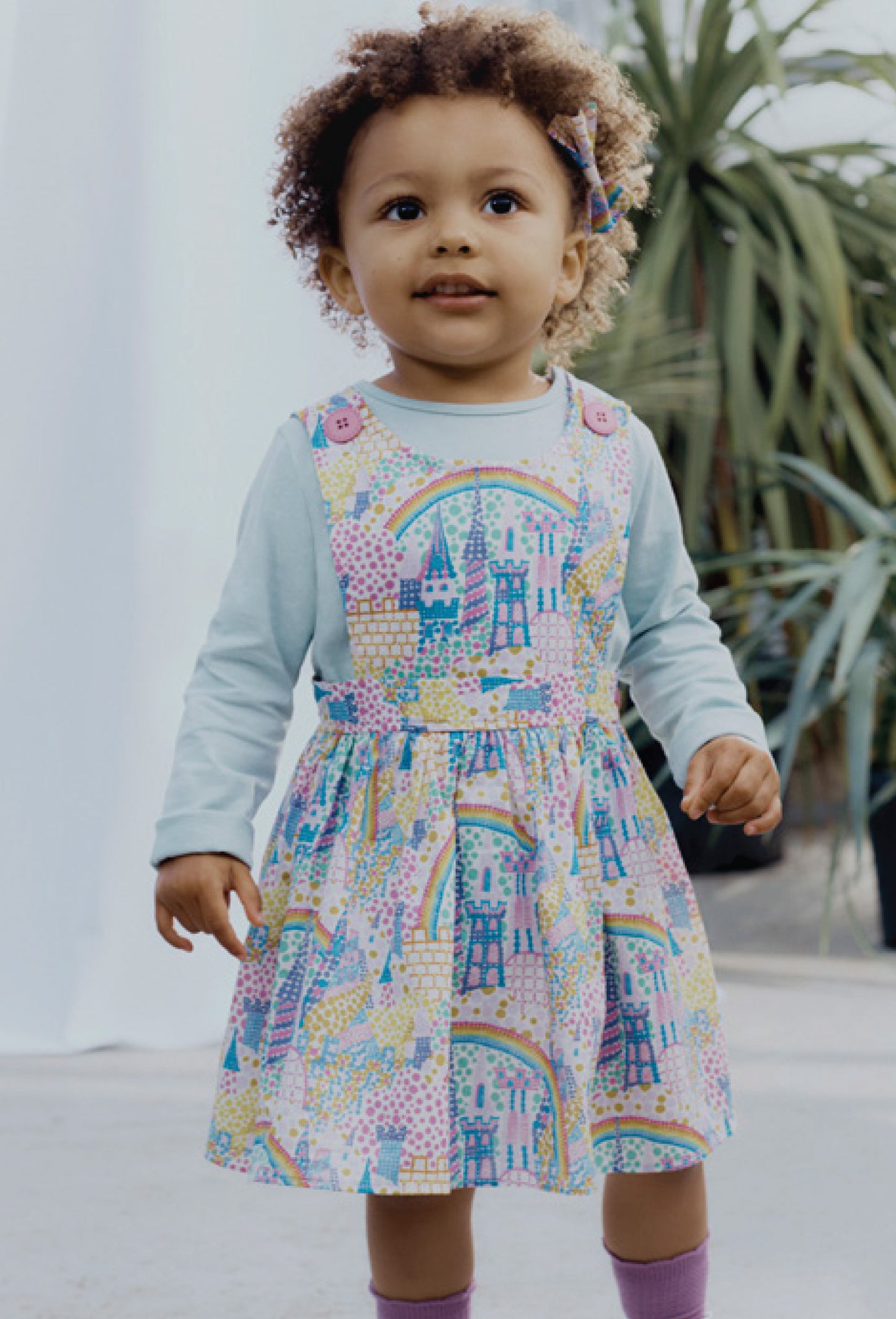 Kiki Dungaree Set Pattern