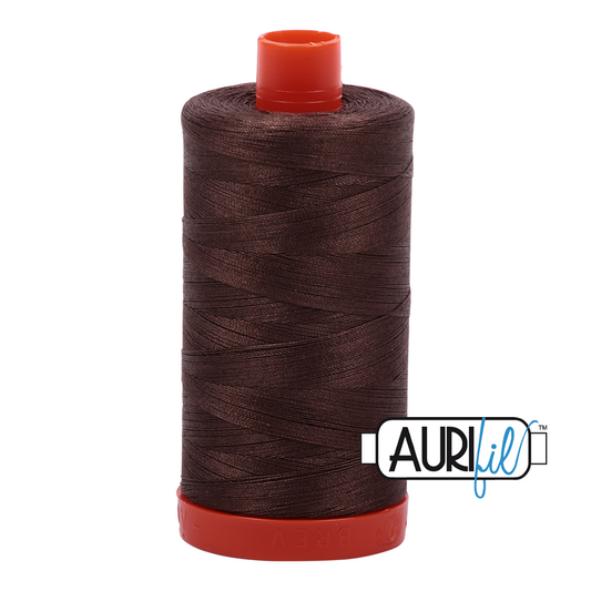 50wt Aurifil Bark 100% Cotton Mako Thread #MK50-1140