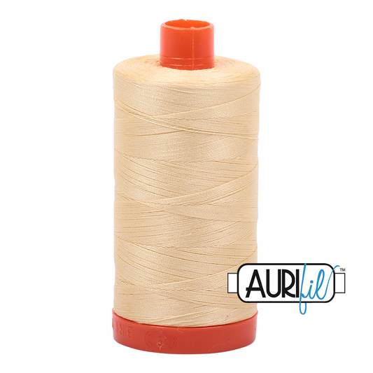 50wt Aurifil Champagne 100% Cotton Mako Thread #MK50-2105