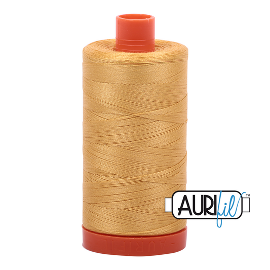 50wt Aurifil Spun Gold 100% Cotton Mako Thread #MK50-2134