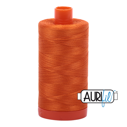 50wt Aurifil Pumpkin 100% Cotton Mako Thread #MK50-2150