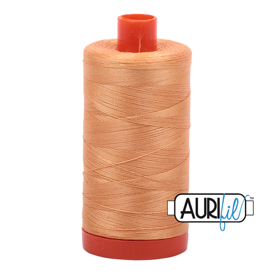 50wt Aurifil Golden Honey 100% Cotton Mako Thread #MK50-2214