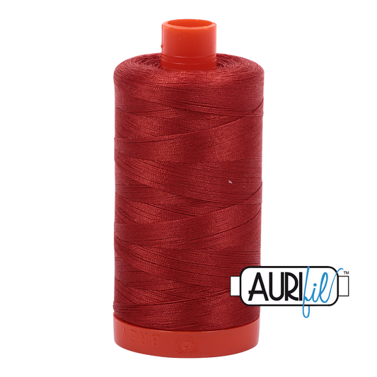 50wt Aurifil Pumpkin Spice 100% Cotton Mako Thread #MK50-2395