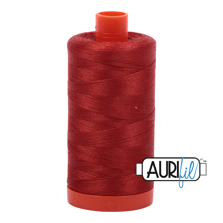 50wt Aurifil Pumpkin Spice 100% Cotton Mako Thread #MK50-2395