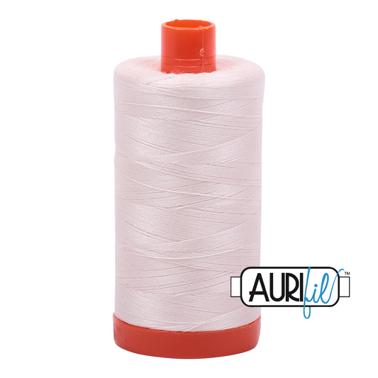 50wt Aurifil Oyster 100% Cotton Mako Thread #MK50-2405