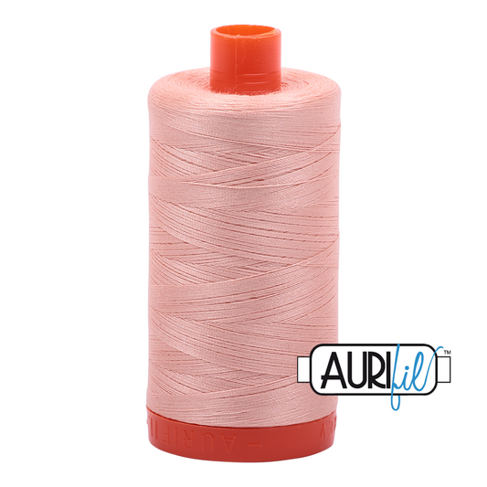 50wt Aurifil Light Blush 100% Cotton Mako Thread #MK50-2420