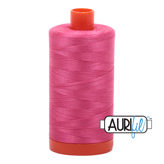 50wt Aurifil Blossom Pink 100% Cotton Mako Thread #MK50-2530