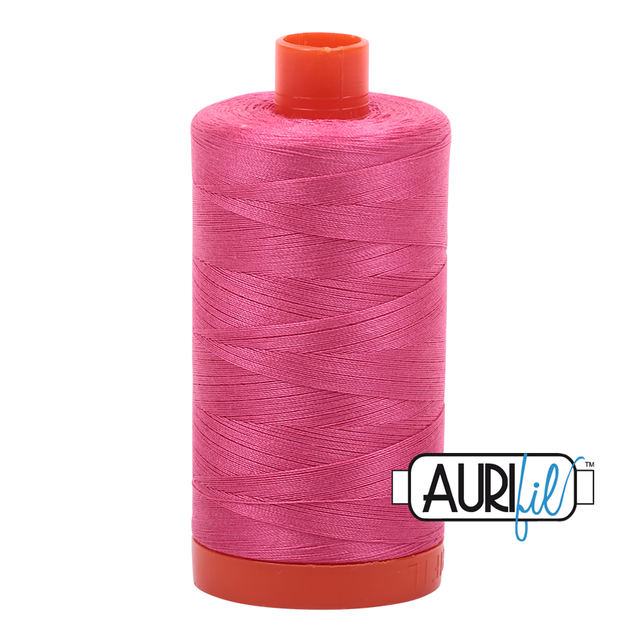 50wt Aurifil Blossom Pink 100% Cotton Mako Thread #MK50-2530