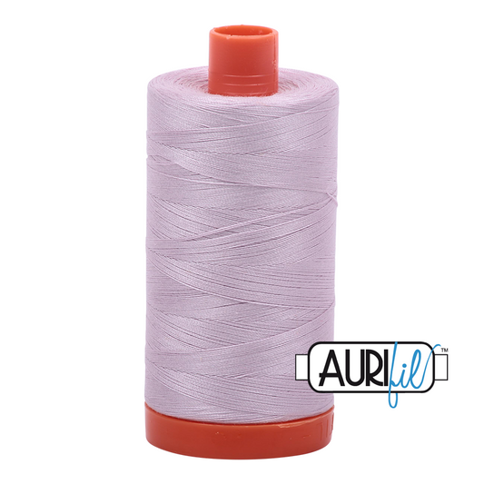50wt Aurifil Pale Lilac 100% Cotton Mako Thread #MK50-2564