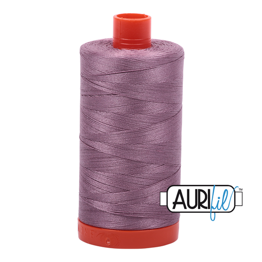 50wt Aurifil Wisteria 100% Cotton Mako Thread #MK50-2566